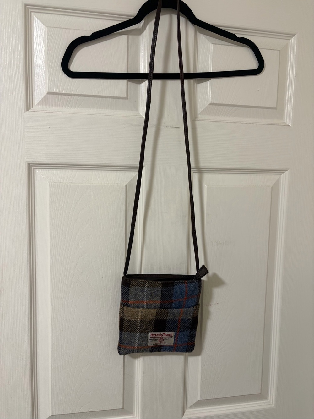 Handmade Harris Tweed Shoulder Bag . - Picture 2 of 7